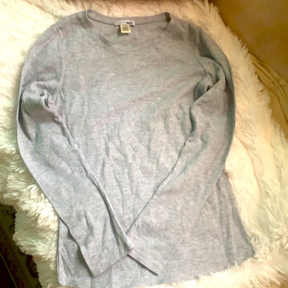 Fashion Nova grey long sleeve top